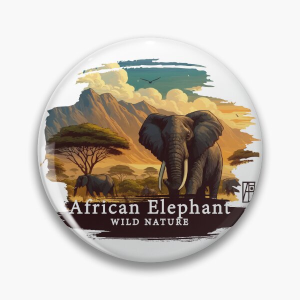 Item preview, African Elephant - WILD NATURE - ELEPHANT -4 designed and sold by ArtProjectShop.