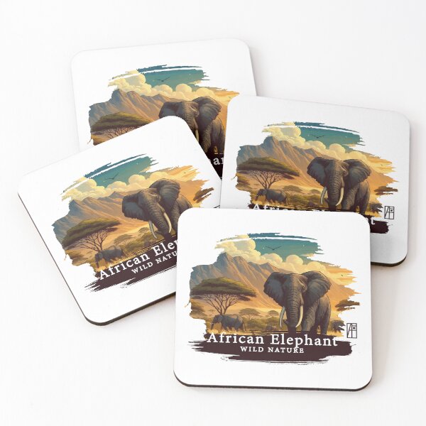 Item preview, African Elephant - WILD NATURE - ELEPHANT -4 designed and sold by ArtProjectShop.