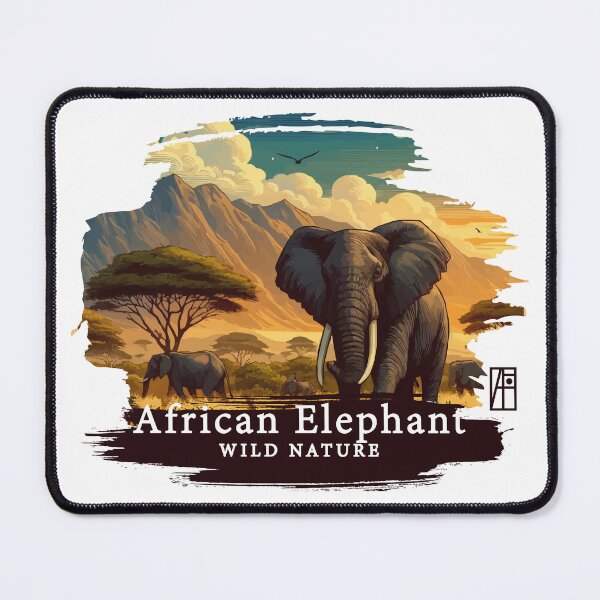 Item preview, African Elephant - WILD NATURE - ELEPHANT -4 designed and sold by ArtProjectShop.