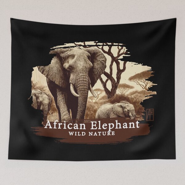 Item preview, African Elephant - WILD NATURE - ELEPHANT -5 designed and sold by ArtProjectShop.