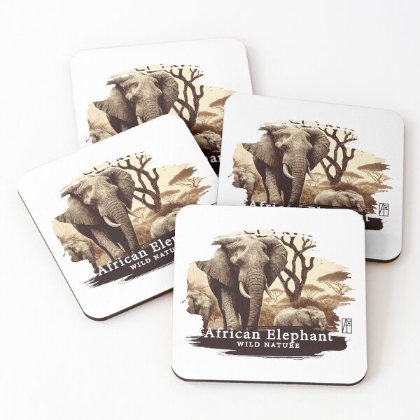 Item preview, African Elephant - WILD NATURE - ELEPHANT -6 designed and sold by ArtProjectShop.