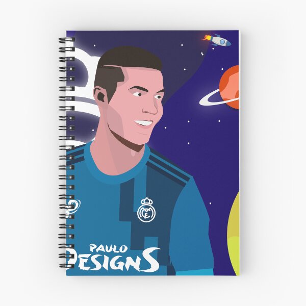 Item preview, Cristiano Ronaldo Space Real Madrid Illustration designed and sold by PauloDesigns97.