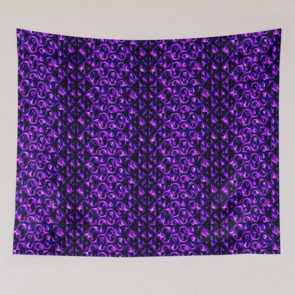 Item preview, Amethyst Sigils on Black Pattern designed and sold by TheRulerofEarth.