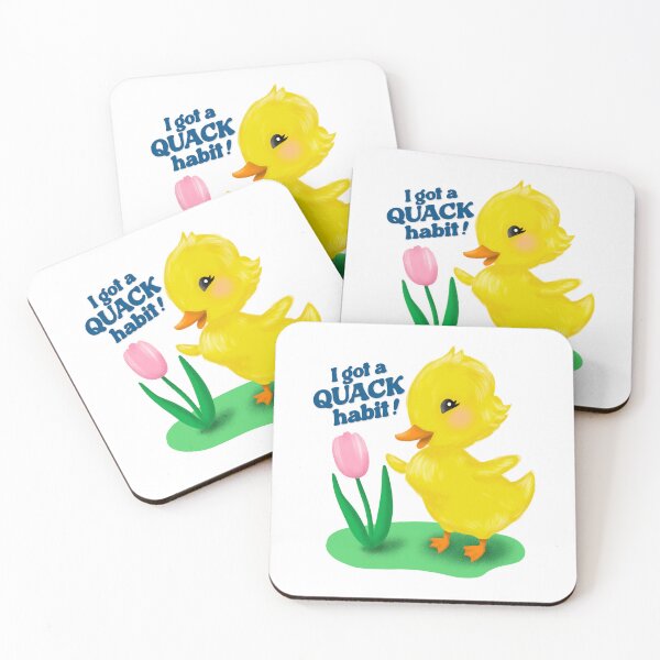 Item preview, Quack Habit Ducky designed and sold by ArtAttackStudios.