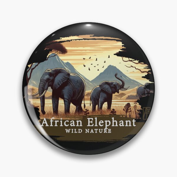 Item preview, African Elephant - WILD NATURE - ELEPHANT -7 designed and sold by ArtProjectShop.