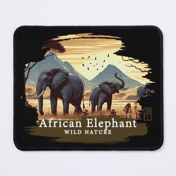Item preview, African Elephant - WILD NATURE - ELEPHANT -7 designed and sold by ArtProjectShop.
