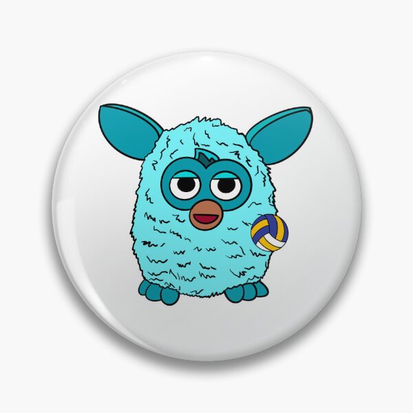 Item preview, Light Blue Volleyball Player Furby designed and sold by Animals-by-JB.