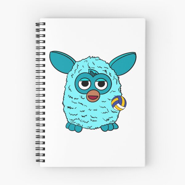 Item preview, Light Blue Volleyball Player Furby designed and sold by Animals-by-JB.