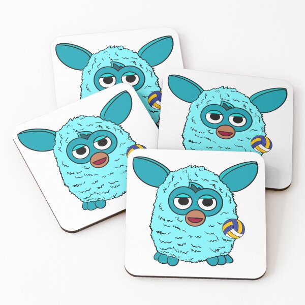 Item preview, Light Blue Volleyball Player Furby designed and sold by Animals-by-JB.