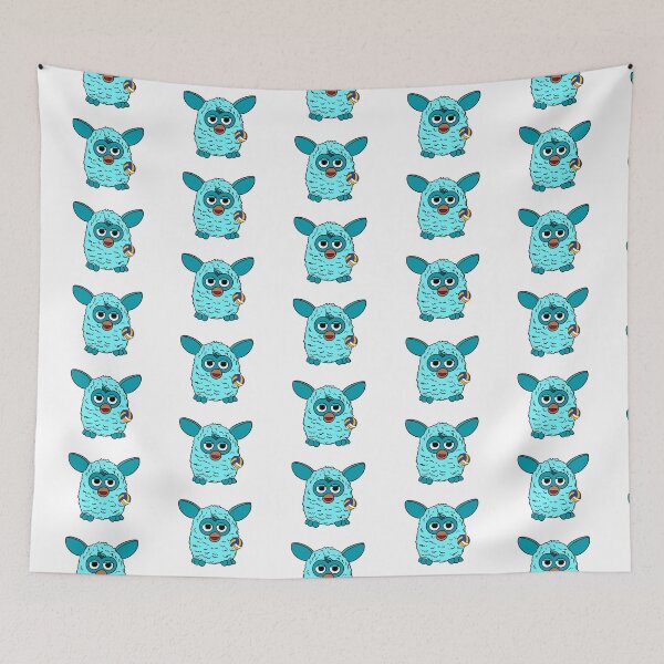 Item preview, Light Blue Volleyball Player Furby designed and sold by Animals-by-JB.