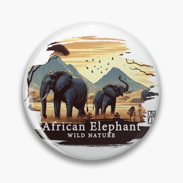 Item preview, African Elephant - WILD NATURE - ELEPHANT -8 designed and sold by ArtProjectShop.