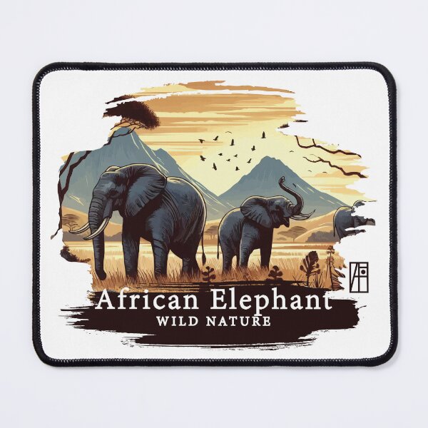 Item preview, African Elephant - WILD NATURE - ELEPHANT -8 designed and sold by ArtProjectShop.