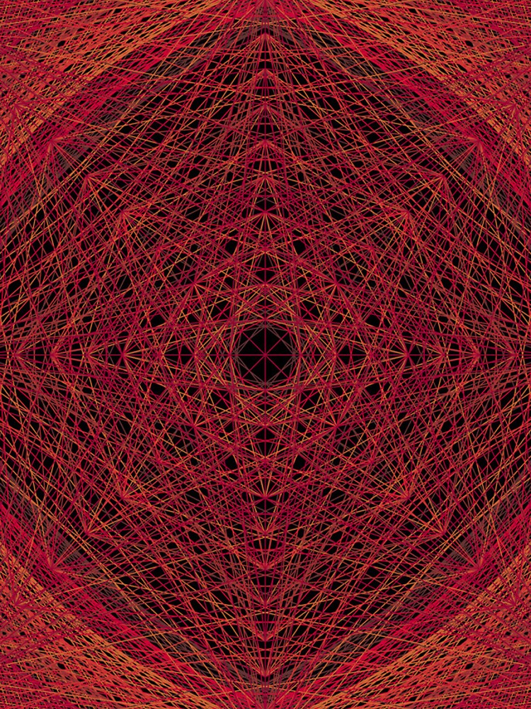 Thumbnail 4 of 4, iPhone Case, Rectangular Pattern #6 Morph C [12396-Reds-BB] designed and sold by LottMultimedia.