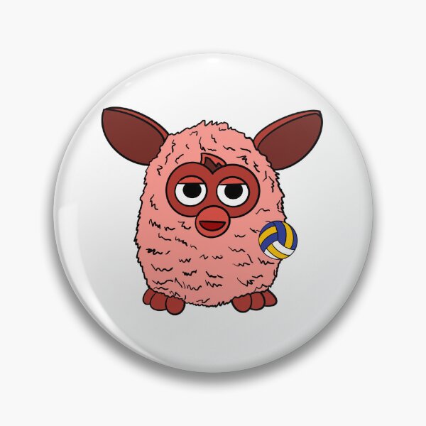Item preview, Cherry Red Volleyball Player Furby designed and sold by Animals-by-JB.