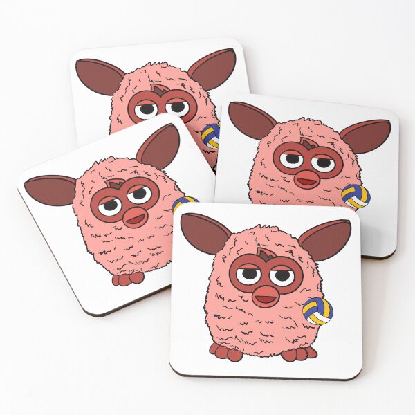 Item preview, Cherry Red Volleyball Player Furby designed and sold by Animals-by-JB.