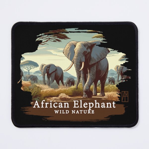Item preview, African Elephant - WILD NATURE - ELEPHANT -9 designed and sold by ArtProjectShop.