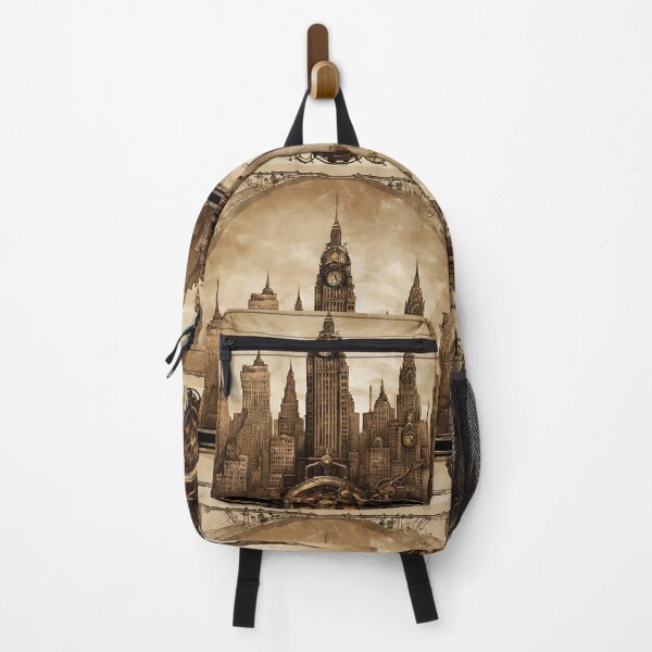 Item preview, Steam punked New York City skyline design designed and sold by Elizabeth-Banks.