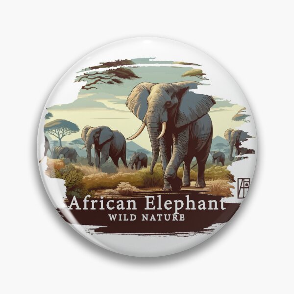 Item preview, African Elephant - WILD NATURE - ELEPHANT -10 designed and sold by ArtProjectShop.
