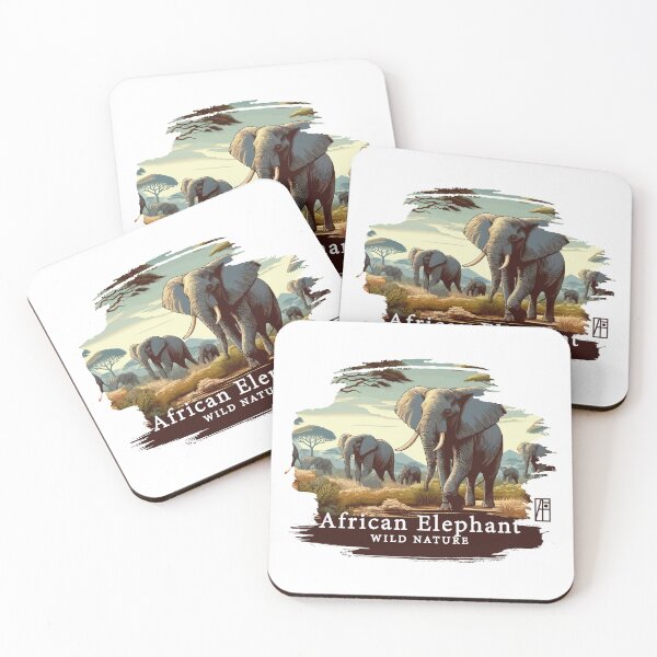 Item preview, African Elephant - WILD NATURE - ELEPHANT -10 designed and sold by ArtProjectShop.