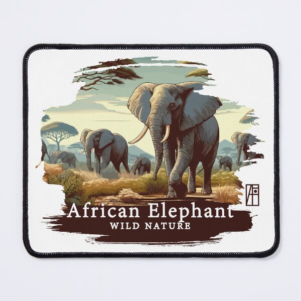 Item preview, African Elephant - WILD NATURE - ELEPHANT -10 designed and sold by ArtProjectShop.
