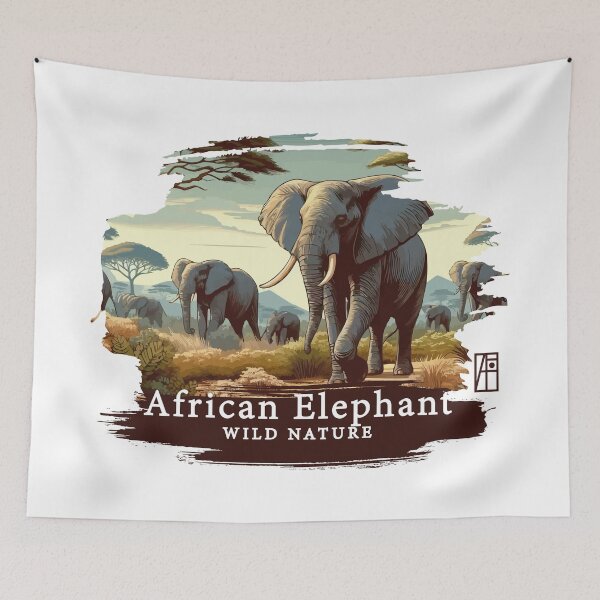 Item preview, African Elephant - WILD NATURE - ELEPHANT -10 designed and sold by ArtProjectShop.