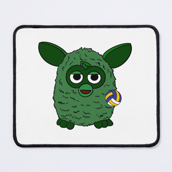Item preview, Forest Green Volleyball Player Furby designed and sold by Animals-by-JB.