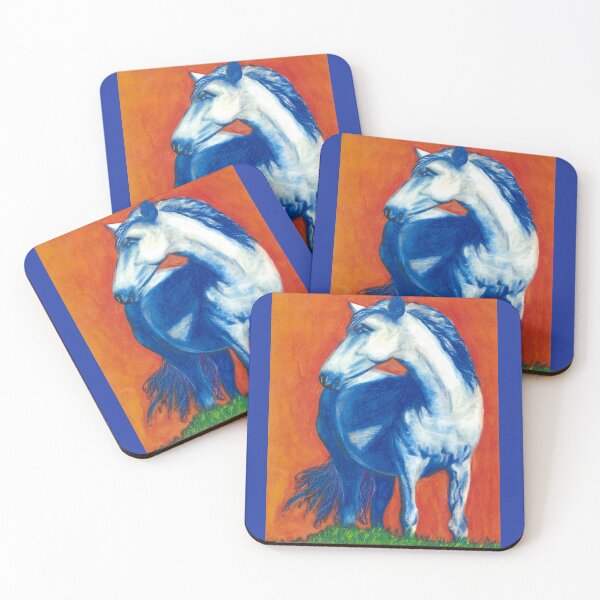 Item preview, Blue Horse at Sunset designed and sold by artofkathleen.