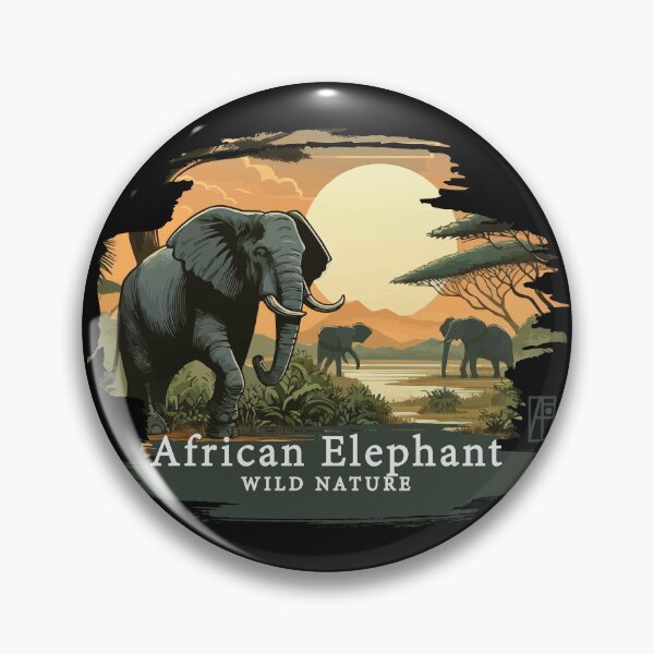 Item preview, African Elephant - WILD NATURE - ELEPHANT -11 designed and sold by ArtProjectShop.