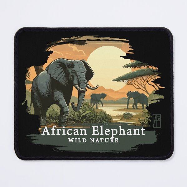 Item preview, African Elephant - WILD NATURE - ELEPHANT -11 designed and sold by ArtProjectShop.