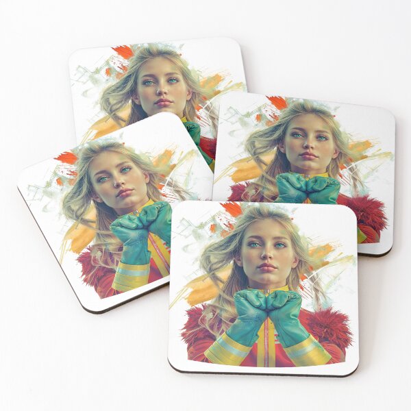 Item preview, Collage Wall Art T-shirt Design: Blond Girl designed and sold by ForeverPrintsOK.