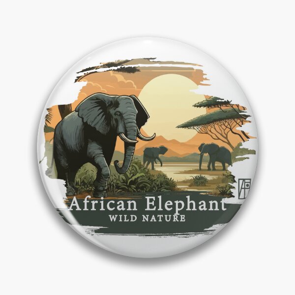 Item preview, African Elephant - WILD NATURE - ELEPHANT -12 designed and sold by ArtProjectShop.