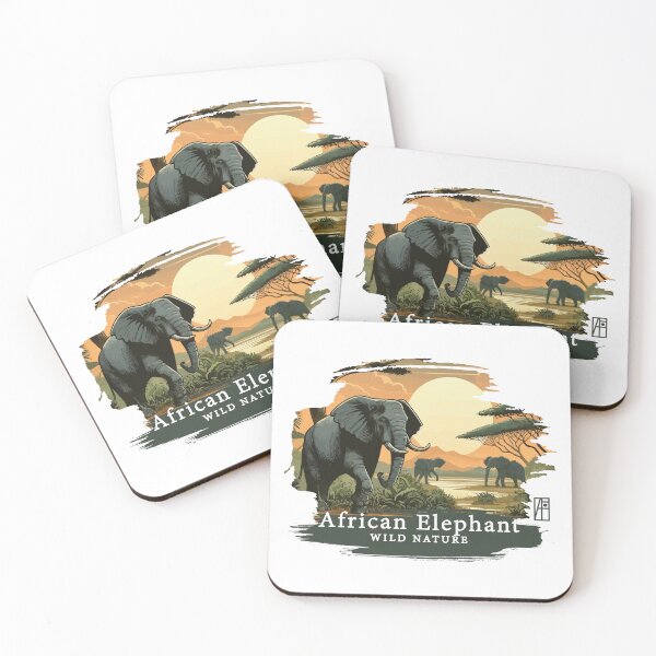 Item preview, African Elephant - WILD NATURE - ELEPHANT -12 designed and sold by ArtProjectShop.
