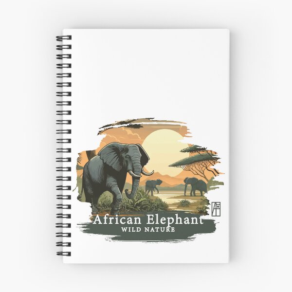 Aperçu de l'œuvre Éléphant d'Afrique - NATURE SAUVAGE - ÉLÉPHANT -12 créée et vendue par ArtProjectShop.
