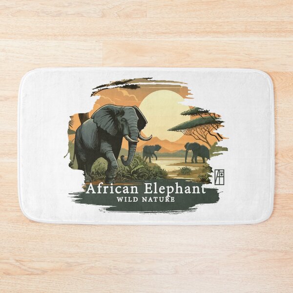 Item preview, African Elephant - WILD NATURE - ELEPHANT -12 designed and sold by ArtProjectShop.