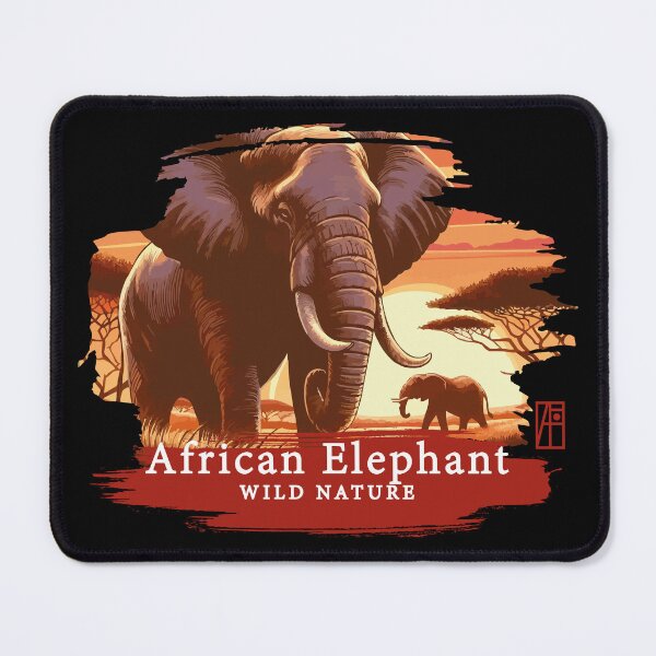 Item preview, African Elephant - WILD NATURE - ELEPHANT -13 designed and sold by ArtProjectShop.