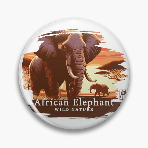 Item preview, African Elephant - WILD NATURE - ELEPHANT -14 designed and sold by ArtProjectShop.