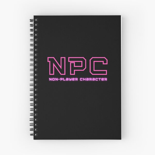 Item preview, NPC Non-Player Character Gamer Humor Pink Version designed and sold by jenmountainen.