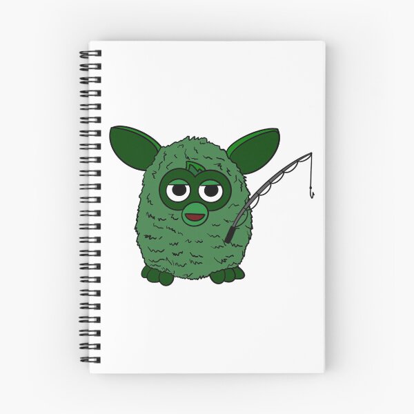 Item preview, Forest Green Fisherman Furby designed and sold by Animals-by-JB.