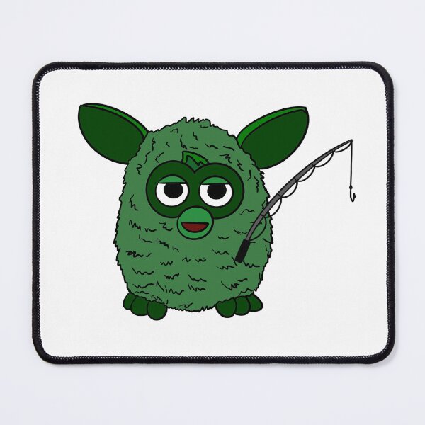 Item preview, Forest Green Fisherman Furby designed and sold by Animals-by-JB.