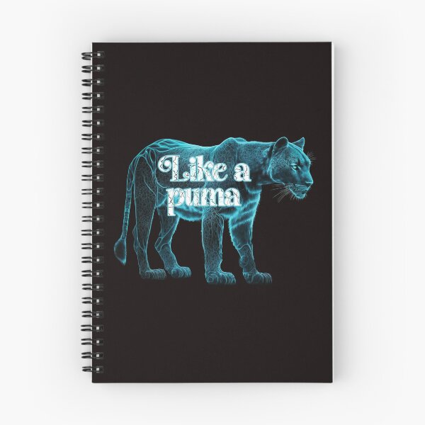 Item preview, Like a puma: Blue and black puma with lightening bolts. designed and sold by JoyOfHopeStore.