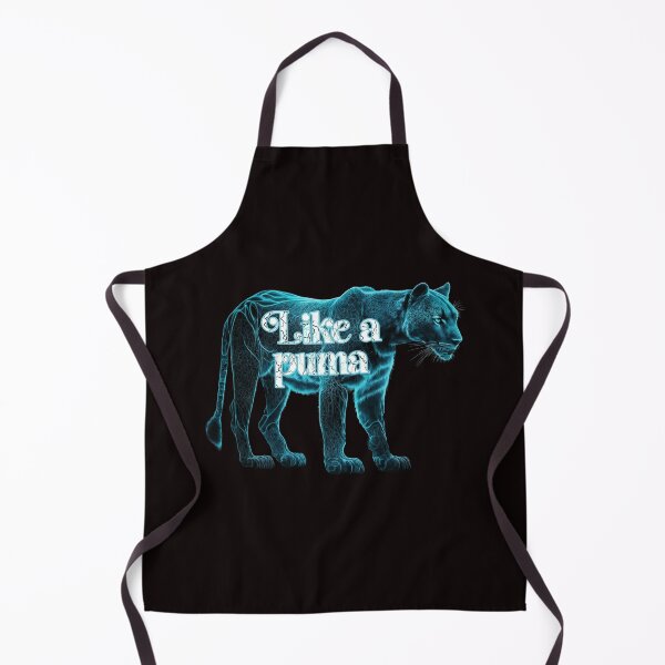 Item preview, Like a puma: Blue and black puma with lightening bolts. designed and sold by JoyOfHopeStore.