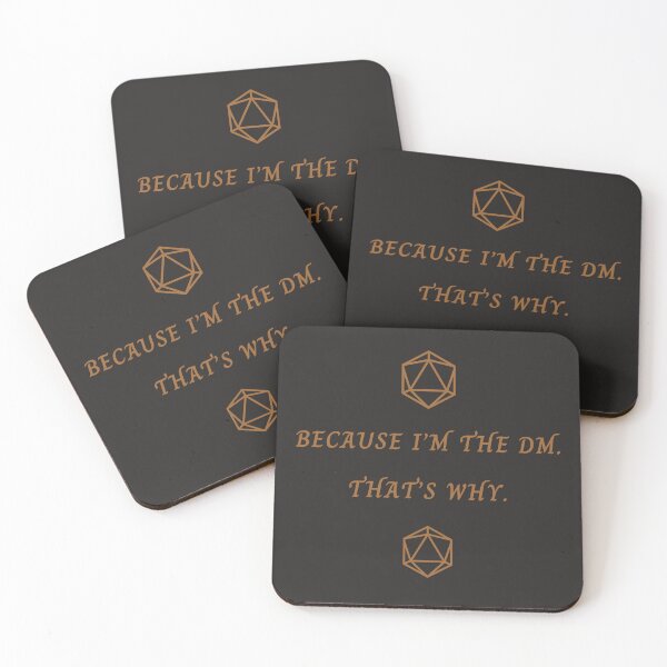 Item preview, Because I'm The DM. That's Why Print designed and sold by DalyPrints.
