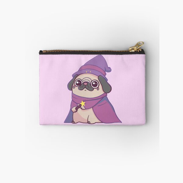 Item preview, Cute Kawaii Pug Wizard designed and sold by TeaTimePrints.