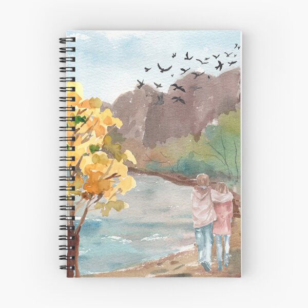 Item preview, Long walk with my love - watercolor  designed and sold by BJScottArt.