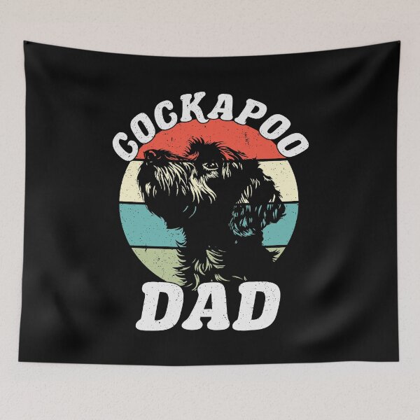 Item preview, Cockapoo Dad Dog Funny Father's Day retro vintage designed and sold by RayanPod.