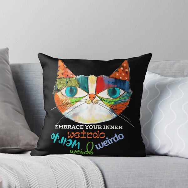 Item preview, Embrace Your Inner Weirdo: Cat Cartoon Design Collection designed and sold by adriaquart.