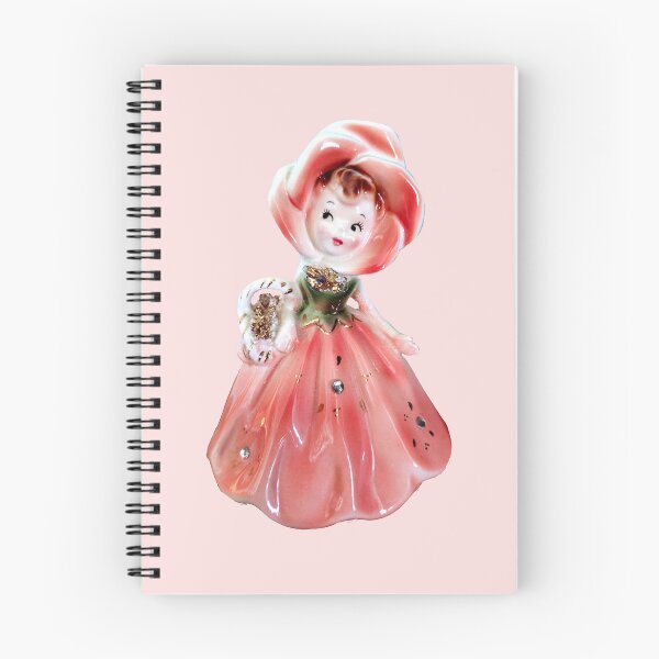 Item preview, Vintage Pink Rose Girl designed and sold by The kitschy Citrus.