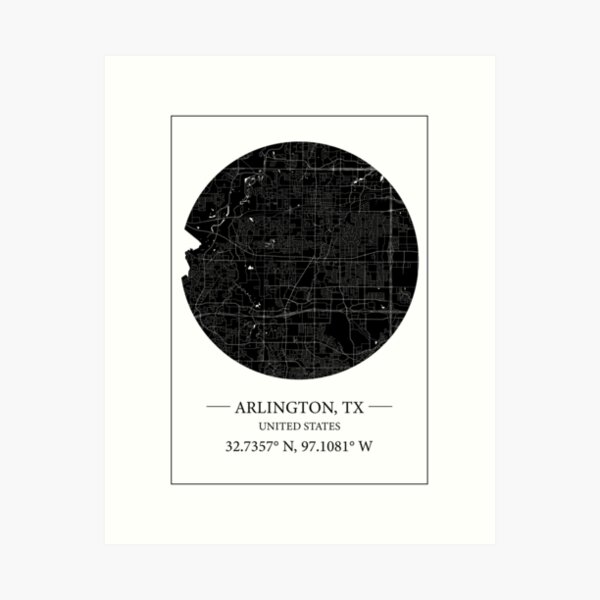 Item preview, Arlington map designed and sold by Mapmingle.