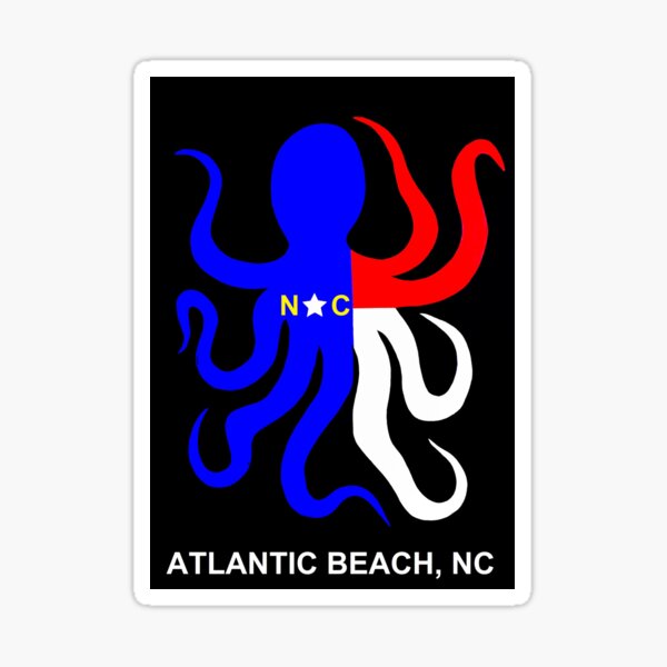 NC Octopus (Atlantic Beach, NC) Sticker