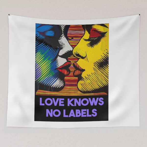Item preview, Love Knows No Labels designed and sold by Decaf2Go.